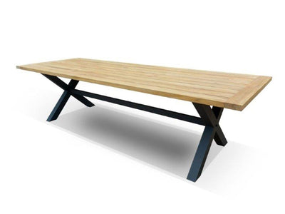 Lyon Outdoor Dining Table in Charcoal / 290x100cm 1