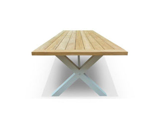 Lyon Outdoor Dining Table in White / 290x100cm 1