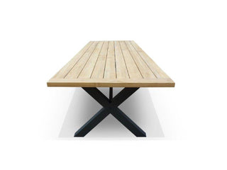 Lyon Outdoor Dining Table in Charcoal / 290x100cm 3.