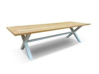Lyon Outdoor Dining Table in White / 290x100cm