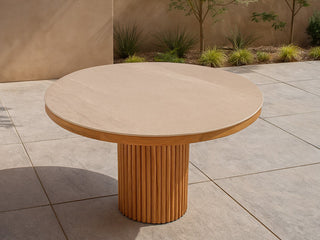 Malia Round Table & Arlo Chairs | Outdoor Dining Setting_8