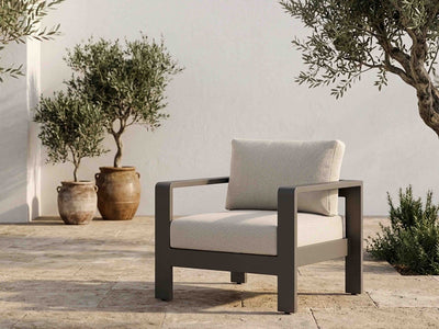 Malibu Outdoor ArmChair in  Bronze / Cocoa 4