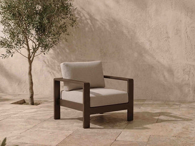 Malibu Outdoor ArmChair in  Bronze / Cocoa 5