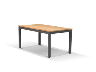 Marseille Extension Outdoor Dining Table in Charcoal / 170 - 280cm - close-up.