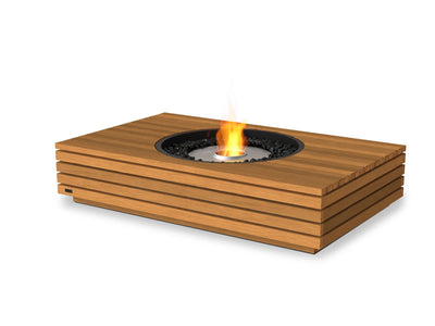 Ecosmart Martini Outdoor Fire Table in Teak