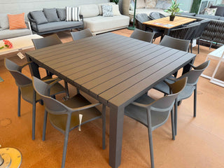 MELB CLEARANCE- Adele Table with Splash Aire Chairs | Outdoor Dining Setting
