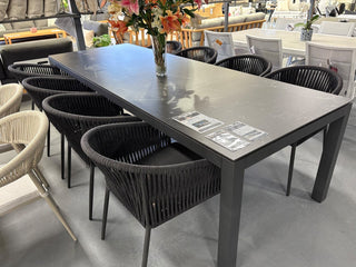 MELB CLEARANCE- Danli Ceramic Table with Gizella Chairs 9pc Outdoor Dining Setting_1