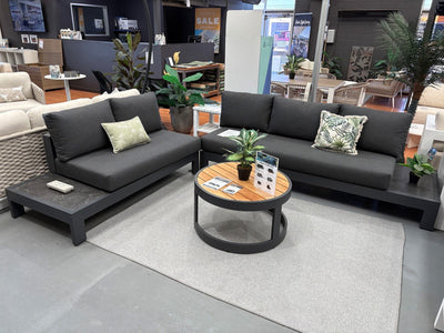 MELB CLEARANCE- Aspen 5 Seater Outdoor Platform Lounge Setting_1