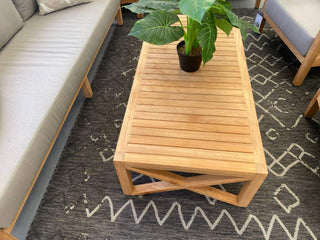 MELB FLOORSTOCK SALE - Hampton 4pc Teak Outdoor Lounge Setting_10