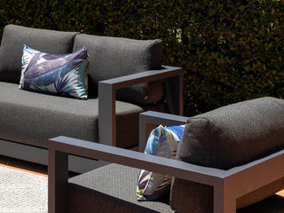 Milos Sofa Set | Outdoor Lounge Setting in Charcoal / Graphite / 4 Seater / Without Coffee Table_6