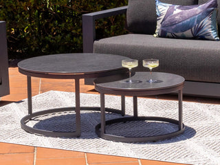 Malibu Sofa  | Outdoor Lounge Setting in Charcoal / Graphite / 5 Seater / Milos Coffee Table Set_7