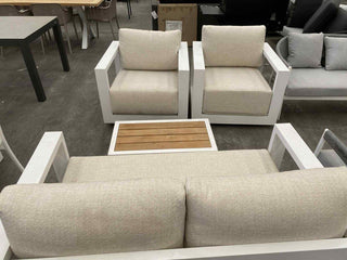MELB CLEARANCE- Milos 4pc Outdoor Aluminium Lounge Setting_2