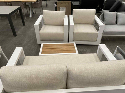 MELB CLEARANCE- Milos 4pc Outdoor Aluminium Lounge Setting_2