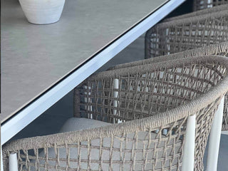 SYD FLOORSTOCK SALE Adele Ceramic table with Mira Chairs 7pc Outdoor Dining Setting_5