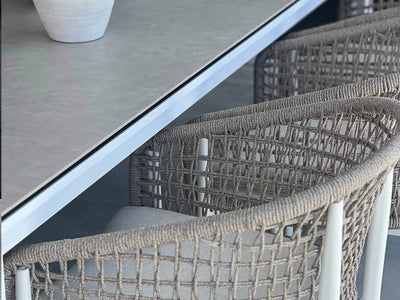 SYD FLOORSTOCK SALE Adele Ceramic table with Mira Chairs 7pc Outdoor Dining Setting_5