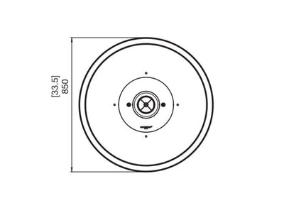 Ecosmart Mix 850 Outdoor Fire Pit in Bone 1