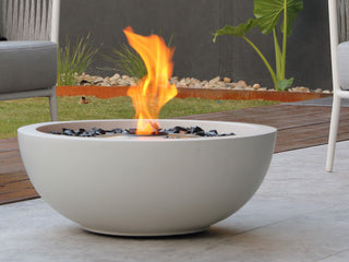 Ecosmart Mix 600 Outdoor Fire Pit in Bone 4.