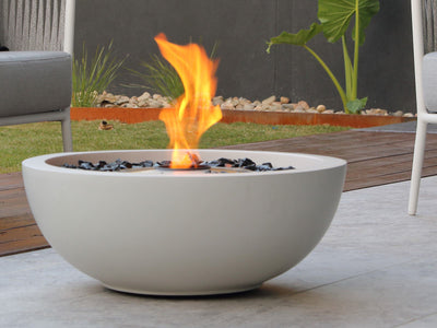 Ecosmart Mix 600 Outdoor Fire Pit in Bone 4.