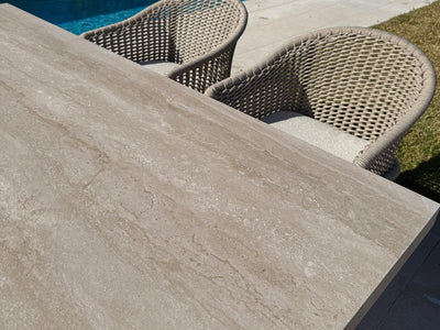 Modena Table & Bali Chairs | Outdoor Dining Setting in White / 9pc 290cm_9