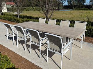 PERTH ONLY SALE -Modena Ceramic Table with Verde Chairs 9pc Outdoor Dining Setting_1