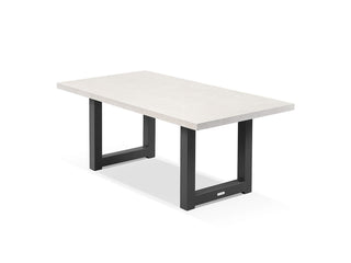 Modena Outdoor Dining Table in Charcoal / Light Grey / 180x100cm