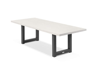 Modena Outdoor Dining Table in Charcoal / Light Grey / 240x100cm