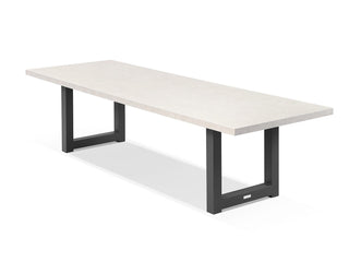Modena Outdoor Dining Table in Charcoal / Light Grey / 290x100cm