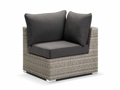 Maldives Modular | Outdoor Lounge Setting in Moonscape / Canvas Coal / 5 Seater w/ Corner Lounge / Maldives Coffee Table_6