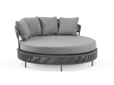 Nivala Outdoor Daybed in Charcoal / Dark Grey / Slate 2.