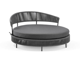 Nivala Outdoor Daybed in Charcoal / Black / Sooty 2.