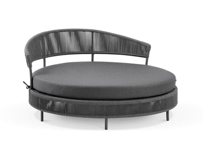 Nivala Outdoor Daybed in Charcoal / Black / Sooty 2.