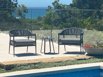 Nivala Outdoor Armchair in Charcoal / Black / Coal 3.