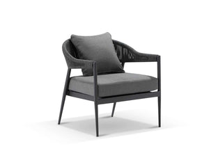 Nivala Sofa Set | Outdoor Lounge Setting in Charcoal / Black / Coal 5
