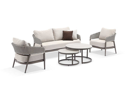 Noosa Sofa Set | Outdoor Lounge Setting in Milos Coffee Table