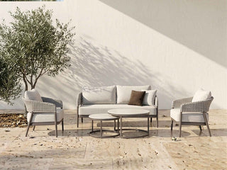 Noosa Sofa Set | Outdoor Lounge Setting in Milos Coffee Table 1