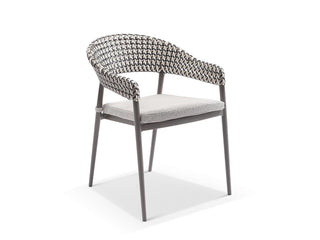 Noosa Outdoor Dining Chair in Bronze  / Coffee  / Cocoa