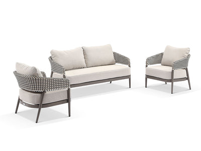 Noosa Sofa Set | Outdoor Lounge Setting in Without Coffee Table