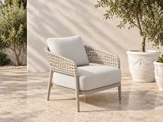 Noosa Outdoor Armchair in Dune / Drift / Vanilla 1