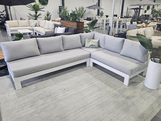 FLOORSTOCK SALE - Aspen 6 Seater Outdoor Aluminium Modular Lounge Setting_1