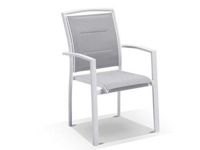 Laguna Table & Verde Chairs | Outdoor Dining Setting in White / 11pc 290cm_4