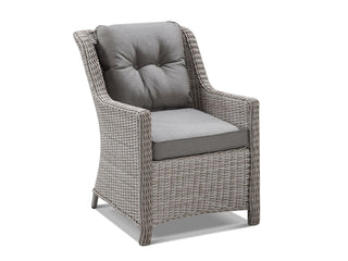 Somerset Outdoor Dining Chair in Elk / Carbon Beige