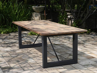Laguna Outdoor Dining Table in Charcoal / 240x100cm