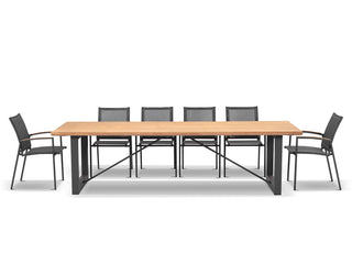 Laguna Outdoor Dining Table in Charcoal / 290x100cm 3.
