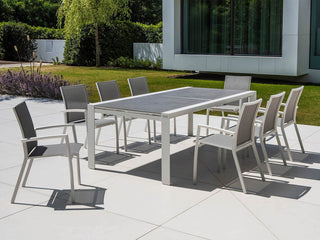 Mona Ceramic Extension Table with Sevilla Chairs -13pc Outdoor Dining Setting_6