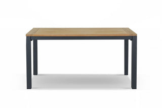 Corfu Outdoor Dining Table in Charcoal / 150x75cm 1