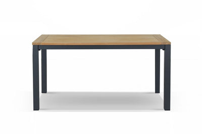 Corfu Outdoor Dining Table in Charcoal / 150x75cm 1