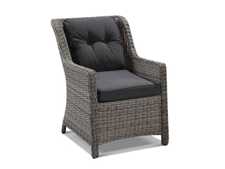 Somerset Outdoor Dining Chair in Moonscape / Canvas Coal