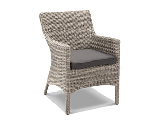 Maldives Outdoor Dining Chair in Moonscape