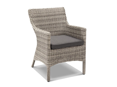 Maldives Outdoor Dining Chair in Moonscape