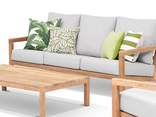 MELB CLEARANCE- Venlo 4pc Teak Outdoor Lounge Setting_7